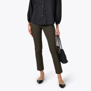 NWT | Vince High Waist Cigarette Pants | Antique Olive (Green) | 12